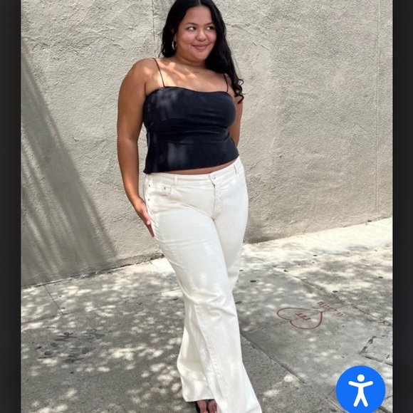 Djerf Avenue straight Jeans Cream - Picture 6 of 7